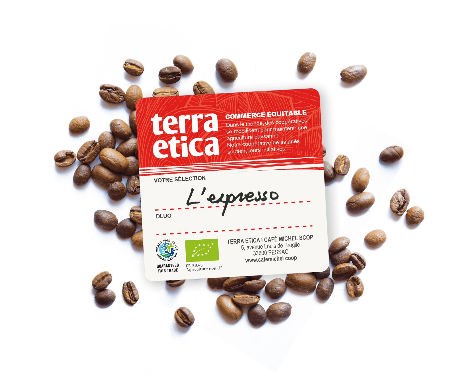 Mélange arabica L'Expresso en Vrac biologique et issu du commerce équitable - Terra Etica I Café Michel