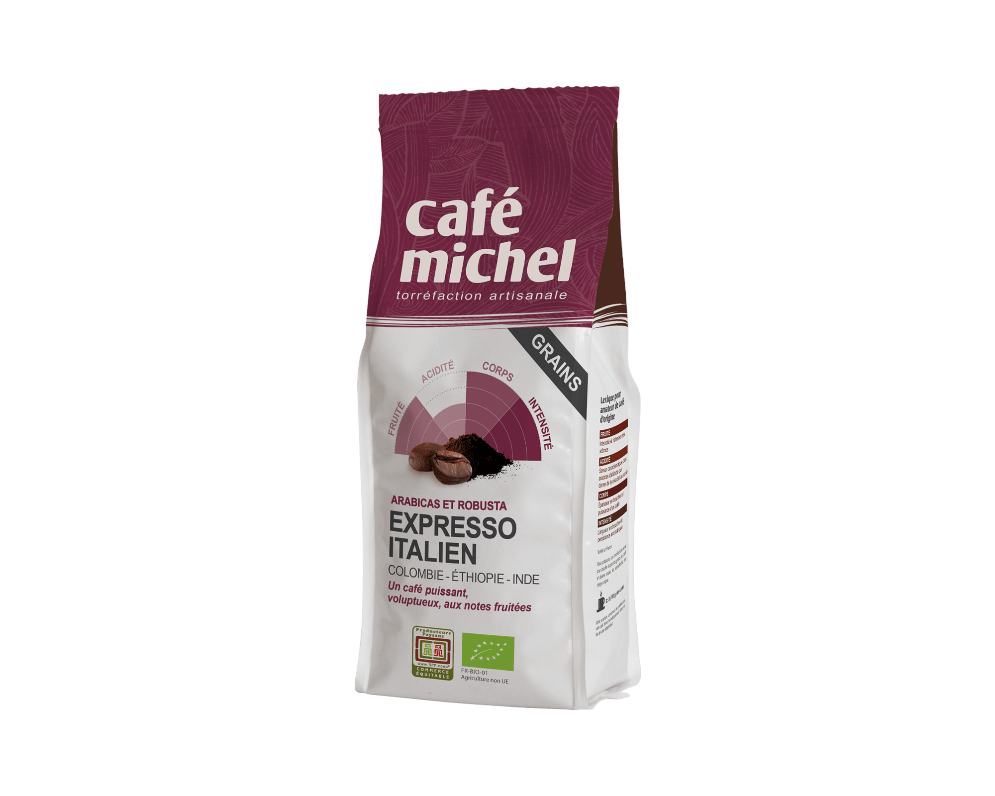 Mélange Expresso Italien en Grains biologique et équitable I Café Michel