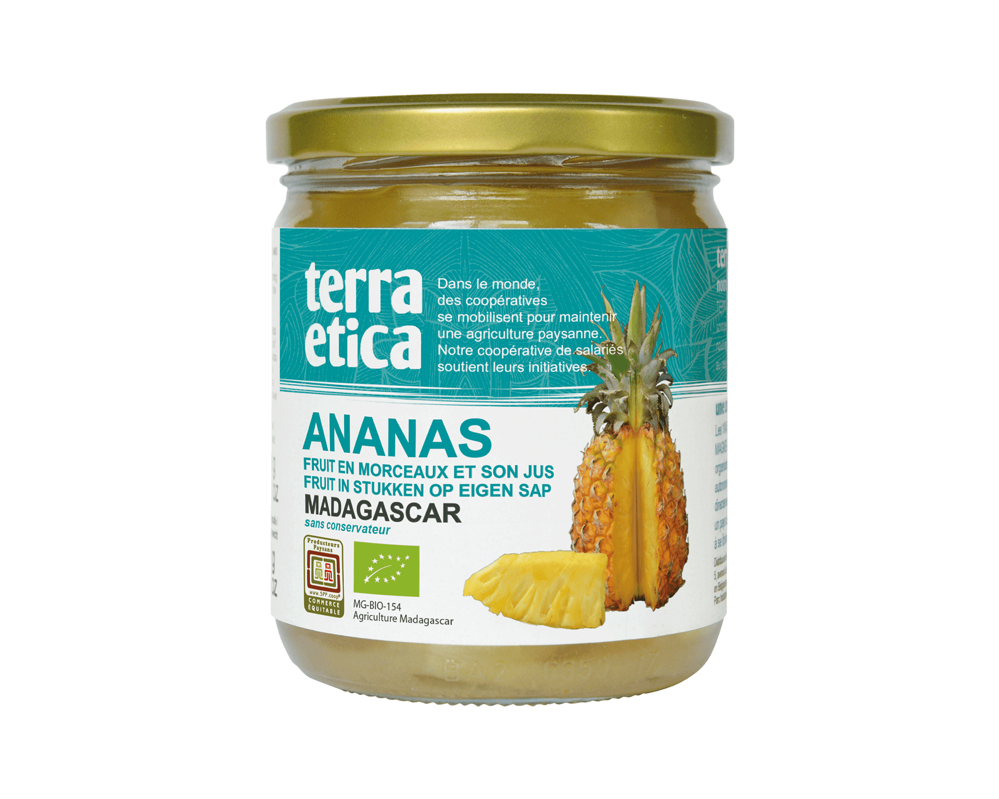 Ananas - Madagascar - Fruit en morceaux et son jus