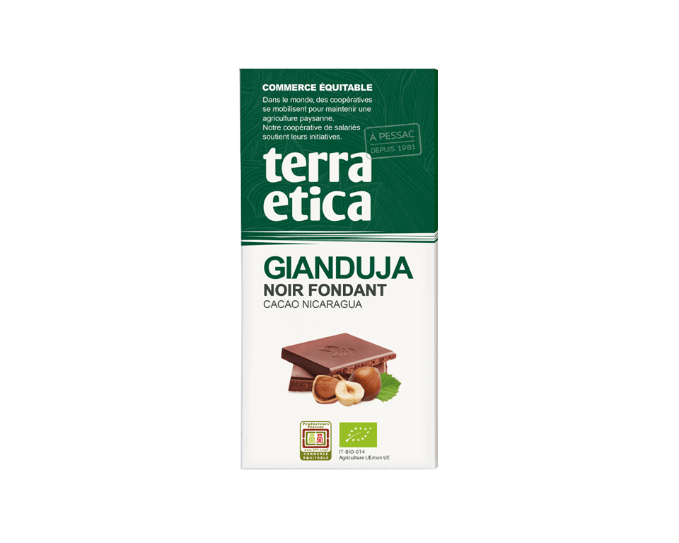 Terra Etica - Chocolat Noir Gianduja bio et équitable du Nicaragua