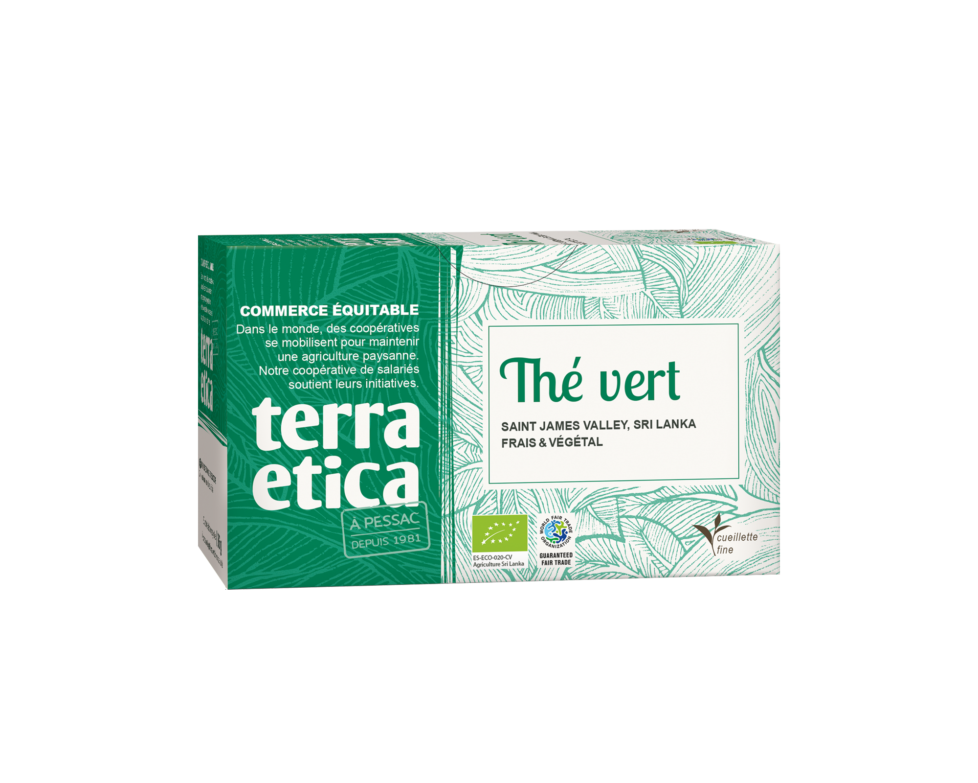 Thé vert de Ceylan bio et équitable I Terra Etica