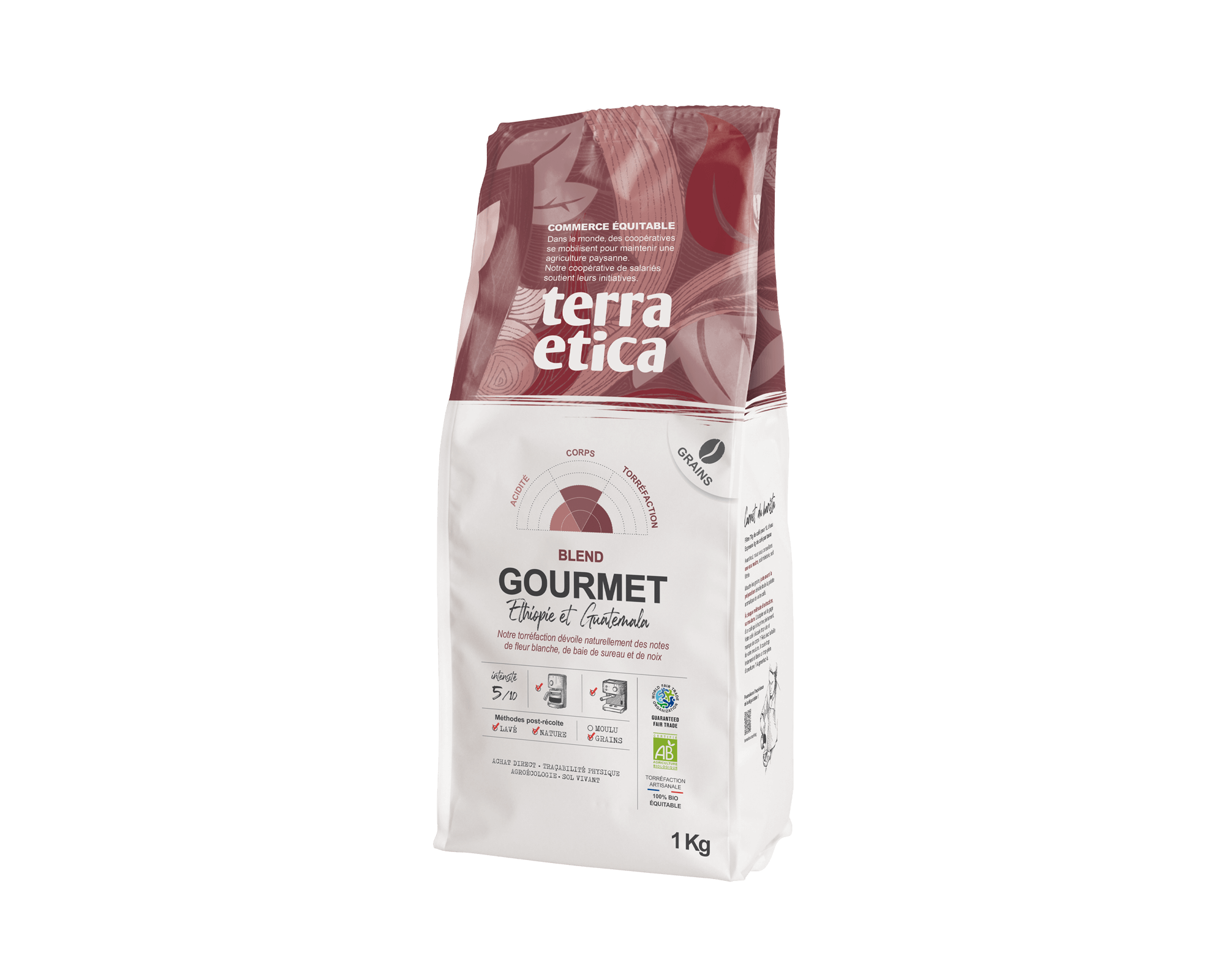 Café mélange blend Terra Etica I Café Michel bio et issu du commerce équitable au format 1kg