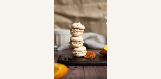 Recette : Macaron marmelade d’orange et crème de café